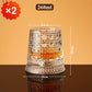 Uniek Draaiend Drinkglas | ✨ Visueel Spectaculair | 🎁 Ideaal Cadeau voor Whisky Liefhebbers 🥃
