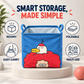 🚗🧺 50% KORTING! Nooit meer een rommelige kofferbak! Deze opvouwbare opbergbox houdt boodschappen, gereedschap en spullen stevig op hun plek – geen rollende flessen of zoekgeraakte spullen meer!