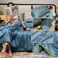 🛏️❄️ 50% KORTING! Alsof je elke zomernacht in een ijskoude gletsjerspleet kruipt die je lakens zelf schoon wast! Deze 4-delige verkoelende set voelt als zijde, ademt als katoen, en maakt van je bed een koel eiland.