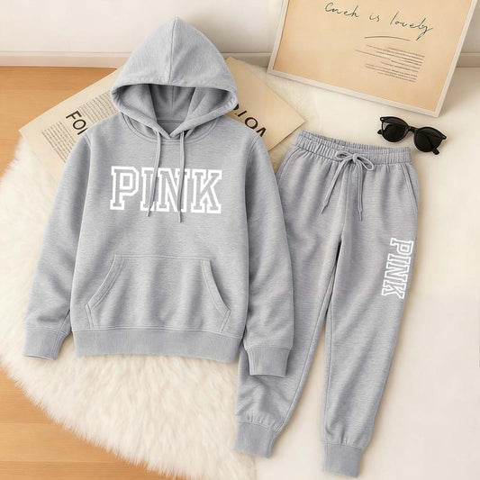 Unisex effen oversized hoodies & joggingbroeken set