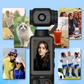 🔋🎬 2000mAh, 1080P, 170° groothoek, 1,9" touchscreen én ingebouwde gimbal. Deze draagbare camera maakt van jou de Spielberg van TikTok!