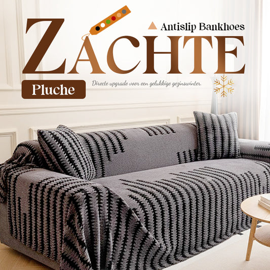 🔥 Enorme kortingen✨ Pluche Bankhoes met Antislip - Zacht en Krasbestendig, Machinewasbaar en Perfect voor Huishoudens met Dieren 🛋️🐾