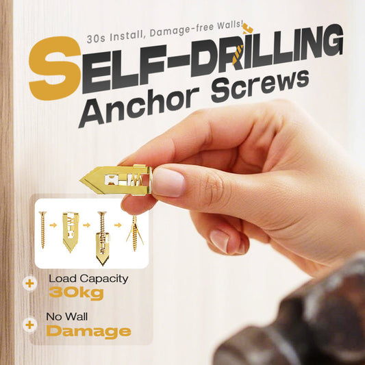 ✨🔩 50% KORTING! Zelfs in gipsplaat, waar alles loskomt, bijt deze zelfborende expansiebout zich onwrikbaar vast! Geen voorboren, geen pluggen, alleen pure, trillingsvrije houvast die nooit meer loslaat!