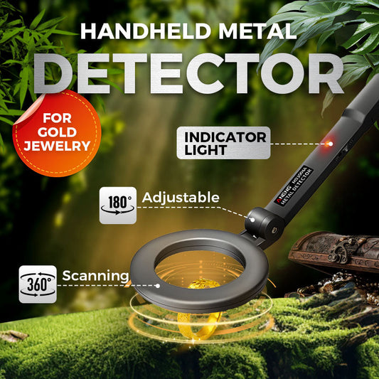 💰🔍 50% KORTING! Wordt schatzoeker! Deze 360° handmetaaldetector spoort goud en sieraden overal op – draagbaar, nauwkeurig en klaar om jouw rijkdom te vinden!