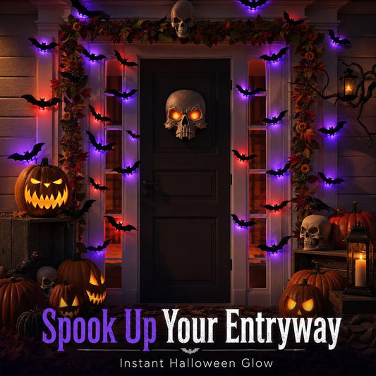 🦇🎃 50% KORTING! Vijf maten, realistische 3D-vleugels, en paarse LED-ogen die je kamer in een spookhuis veranderen. Krasvrij, herbruikbaar, en het engste dat je dit jaar aan de muur hangt.
