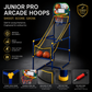 ⛹️🏀 50% KORTING! Arcadeplezier in je eigen huis! Met 4 ballen, een automatische terugrol en een veilig frame – deze indoor basketbalset is het perfecte cadeau voor elke kleine sportfanaat!