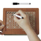 Houten spaarbox met telontwerp – 1.000/2.000/3.000/5.000/10.000 opties, voor munten en biljetten, herbruikbaar, eenvoudig zelf in elkaar te zetten. 50% KORTING!