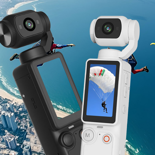 🔋🎬 2000mAh, 1080P, 170° groothoek, 1,9" touchscreen én ingebouwde gimbal. Deze draagbare camera maakt van jou de Spielberg van TikTok!