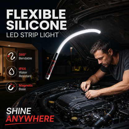 💡✨ 50% KORTING! Nooit meer loslatende of kapotte LED-strips! Deze flexibele silicone LED-strip is waterdicht, dimbaar en in seconden gemonteerd – voor binnen én buiten!