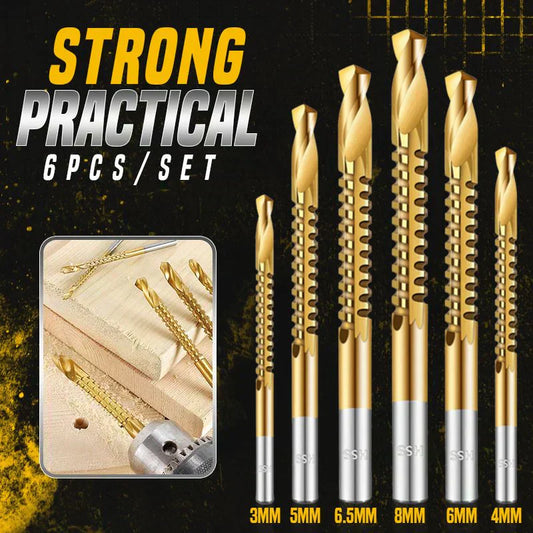 🎁💥 50% KORTING! Stop met het verbranden van goedkope boortjes die na 3 gaten bot zijn! Deze 6-delige titanium set met zaagfunctie boort en snijdt álles – van staal tot PVC, roest nooit, en gaat 10x langer mee!