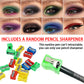 💧 14-delige waterproof gekleurde gel eyeliner potlood – metallic & shimmer afwerkingen, smudge-proof