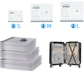 💥🧳 50% KORTING! Nooit meer een overvolle koffer! Deze X7 draadloze reisstofzuiger met 15 compressiezakken perst je bagage tot 80% kleiner – USB-oplaadbaar, 4000Pa zuigkracht!