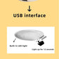 🤍⭐LED-taslampje met touchsensor – hart, rond, wolk of ster; twee lichtstanden (continu/touch), compact PC/ABS, voor handtas, rugzak en reistas. 50% KORTING.