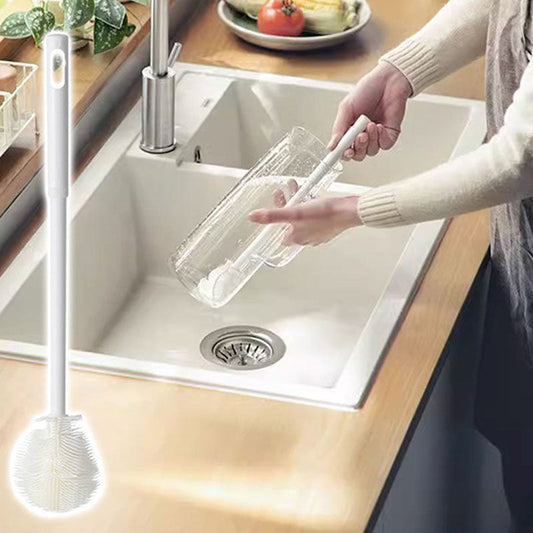 💥🍶 Van koffiemok tot kleine pan – deze 3-in-1 borstel met lange ergonomische steel maakt hardnekkige resten moeiteloos schoon. 50% KORTING!