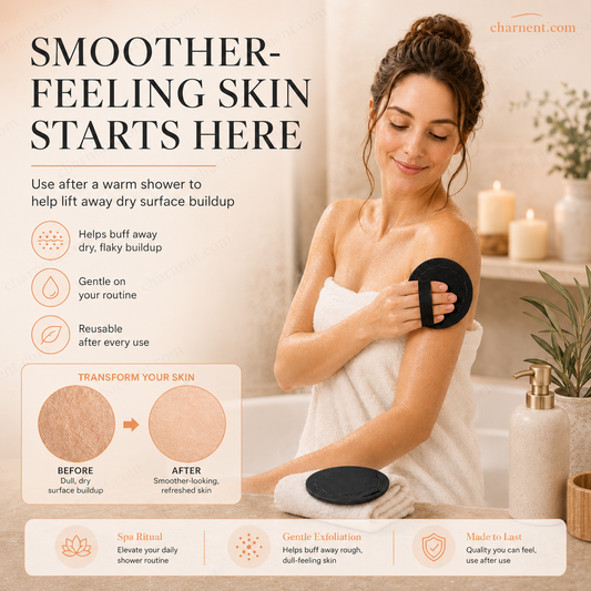 🛀✨ 50% KORTING! Alsof je een nieuwe, stralende huid onder je oude vandaan tovert! Deze scrub badhandschoenen schuren dode cellen eraf, stimuleren je bloedsomloop, en laten je huid voelen als zijde – geen dure spa, geen gekras.