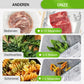 🍗Koop 2, krijg 1 gratis 🥦Herbruikbare afsluitbare opbergzakken van aluminiumfolie