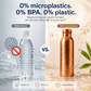 ❄️50% Korting!💧Premium Drinkfles van 100% Massief Koper – Plasticvrij en Geïnspireerd op Ayurveda