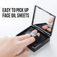 💝🔒 KOOP 1 KRIJG 1 GRATIS! Stop met het deppen van je voorhoofd met wc-papier! Dit magnetische matterende poedervel met ingebouwde spiegel absorbeert vet, matteert direct, en fixeert je make-up – altijd in je tas, altijd fris!