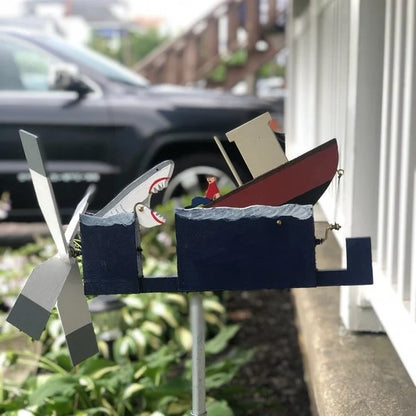 JAWS Rampenwervelwind - Grappige tuindecoratie