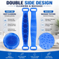 💥🛁 50% KORTING! Nooit meer je rug missen! Deze dubbelzijdige siliconen rugscrubber met lange steel exfolieert en masseert elke plek – zacht voor je huid, hygiënischer dan sponzen. Hangt droog op!