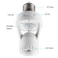 📡 E27 lampfitting met IR-bewegingssensor – bereik 2-5 m, vertraging en lichtgevoeligheid instelbaar (3-2000 LUX), max. 60W, 110-240V, vlamvertragend PC.