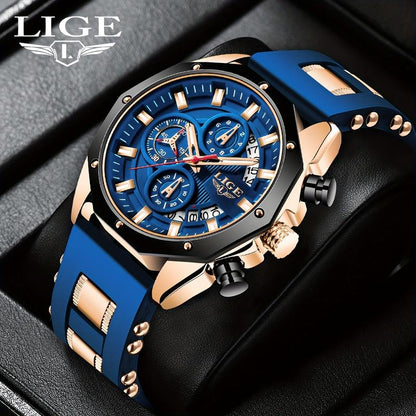 ⌚ NU 50% KORTING! 💪 Waterdicht quartz-sporthorloge voor heren – Chronograaf, duurzaam en waterbestendig – Perfect voor sport, reizen en dagelijks gebruik 🏃‍♂️