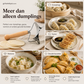 🥟⚡ 50% KORTING! Nooit meer ongelijke deegvellen snijden! Deze RVS deeguitsteker maakt in één druk perfect ronde dumplingvellen van 7,5 cm – uniform, snel en zonder gedoe!