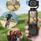 🔋🎬 2000mAh, 1080P, 170° groothoek, 1,9" touchscreen én ingebouwde gimbal. Deze draagbare camera maakt van jou de Spielberg van TikTok!
