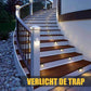 🌞Fris De Lente In Met 50% Korting!💡Solar Deck Lights 2.0 | IP44 Waterdichte Buitenlamp | Warm Wit LED | Eenvoudige Installatie & Energiezuinig