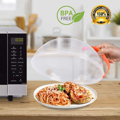 💥🧼 Van vieze magnetron naar zorgeloos opwarmen – deze XXL BPA-vrije spatbeschermer is hittebestendig tot 200°C en geschikt voor bord, kom én koelkast. 50% KORTING!