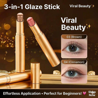 🏆💥 50% KORTING! 50K+ verkocht! Nooit meer een oogschaduwpalet nodig – deze 3-in-1 oogschaduwstift met basis, contour & highlight brengt je look in seconden aan. Blijft de hele dag zitten!