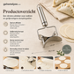 🥟⚡ 50% KORTING! Nooit meer ongelijke deegvellen snijden! Deze RVS deeguitsteker maakt in één druk perfect ronde dumplingvellen van 7,5 cm – uniform, snel en zonder gedoe!