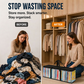 🎁 Opbergbox van transparant textiel | Opvouwbare kastorganizer – Ideaal voor kleding, speelgoed, dekens en nog veel meer! 🧸👕📦
