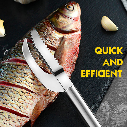 🐟🔪 50% KORTING! Alsof je een chirurgische slager in één mes hebt dat schubben, buik en organen in seconden te lijf gaat! Geen gespartel, geen troep – alleen een perfect schone vis.