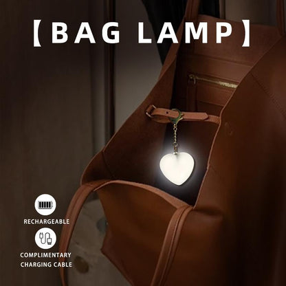 🤍⭐LED-taslampje met touchsensor – hart, rond, wolk of ster; twee lichtstanden (continu/touch), compact PC/ABS, voor handtas, rugzak en reistas. 50% KORTING.