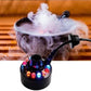 💨⚡ 50% korting! 12-LED mistmaker – 💧 koele nevel & kleurrijk licht, 🌊 voor vijvers, Halloween & humiditeit!