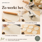 🥟⚡ 50% KORTING! Nooit meer ongelijke deegvellen snijden! Deze RVS deeguitsteker maakt in één druk perfect ronde dumplingvellen van 7,5 cm – uniform, snel en zonder gedoe!