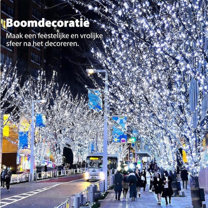 ✨ Waarom zou je genoegen nemen met één sfeer? Met 8 lichtstanden en buigbare koperdraad maak je elke hoek feestelijk – USB-aangedreven, weerbestendig en klaar voor binnen én buiten.