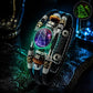 💥Laatste dag  koop 1 krijg 1 gratis☪️In het donker oplichtende leren armband met sterrenbeeld voor mannen en vrouwen (6,9/8,1 inch)♑️