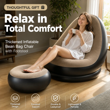 🛋️🎁 50% KORTING! Nooit meer oncomfortabel zitten – deze opblaasbare zitzak met voetsteun en elektrische pomp is binnen 2 minuten klaar. Tot 150 kg, fluweelzacht PVC!