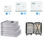 💥🧳 50% KORTING! Nooit meer een overvolle koffer! Deze X7 draadloze reisstofzuiger met 15 compressiezakken perst je bagage tot 80% kleiner – USB-oplaadbaar, 4000Pa zuigkracht!