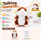 Pratende hamster-knuffel – herhaalt alles wat je zegt, schudt automatisch met zijn kopje, hilarisch vermaak voor kinderen en volwassenen