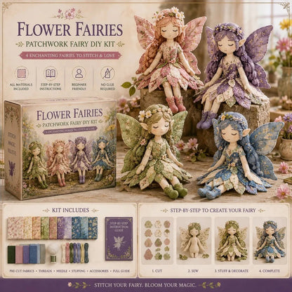 🧚‍♀️ 50% KORTING! ✨ Alsof je een mini-naaischool cadeau geeft! Deze feeën-knutselset met alles erop en eraan laat kinderen vanaf 12 jaar hun eigen magische vriendjes naaien – ontspannend, schermvrij en o zo trots!