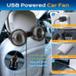 🌀✨Adjustable Car Backseat Fan, Dual-Head Electric Fan, Strong Wind USB Car Fan with 360-Degree Rotation and Large Air Volume for Rear Seats
