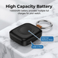 💥✨ Van lege batterij naar altijd opgeladen – deze stijlvolle powerbank met PU-leer en RVS ring geeft je smartwatch 18-22 uur laadtijd. Aan je sleutels, altijd bij je!