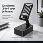 Cadeaukeuze - 🎵📱 3-in-1 Bluetooth speaker, oplaadstation & telefoonhouder | 1000/3000mAh | Verstelbare standaard | Compact & draadloos | 50% KORTING!