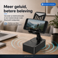 Cadeaukeuze - 🎵📱 3-in-1 Bluetooth speaker, oplaadstation & telefoonhouder | 1000/3000mAh | Verstelbare standaard | Compact & draadloos | 50% KORTING!