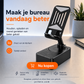 Cadeaukeuze - 🎵📱 3-in-1 Bluetooth speaker, oplaadstation & telefoonhouder | 1000/3000mAh | Verstelbare standaard | Compact & draadloos | 50% KORTING!