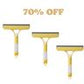 🪟🥷 50% KORTING! Stop met het klimmen op stoelen voor hoge ramen! Dit 3-in-1 wonder met uitschuifbare steel wringt zich in elke hoek, schraapt hardnekkige kalk van je douchedeur, en maakt je voorruit streeploos – zonder dat je natte voeten krijgt!