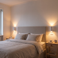 ❄️Zomerfresh 50% Korting!✨Insteekbare Schemer-Tot-Dageraad Wandlamp – 3000K warm op- en neerlicht met doorlusstopcontact
